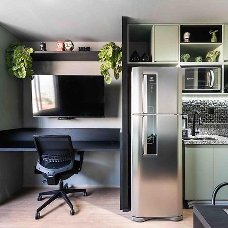 Mv63 - Studio Lindo Com Piscina Prox Ao Metro Bras เซาเปาโล ภายนอก รูปภาพ
