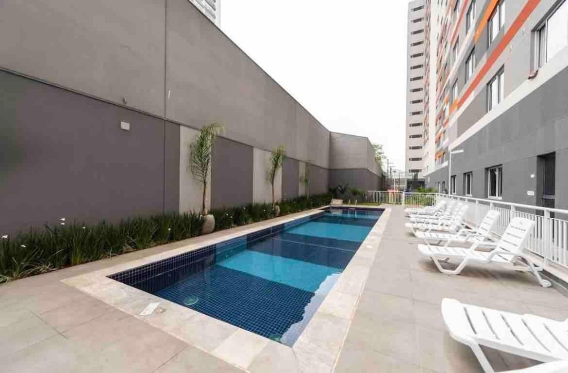 Mv63 - Studio Lindo Com Piscina Prox Ao Metro Bras เซาเปาโล ภายนอก รูปภาพ