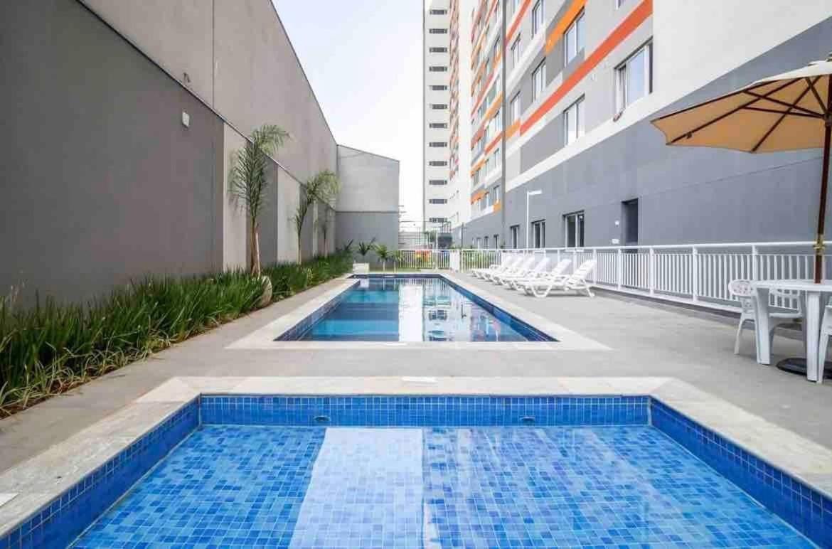 Mv63 - Studio Lindo Com Piscina Prox Ao Metro Bras เซาเปาโล ภายนอก รูปภาพ