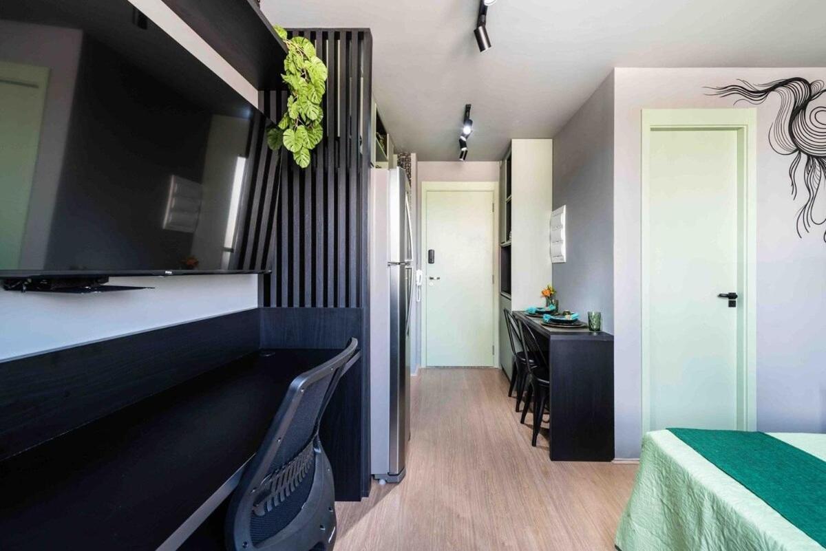 Mv63 - Studio Lindo Com Piscina Prox Ao Metro Bras เซาเปาโล ภายนอก รูปภาพ