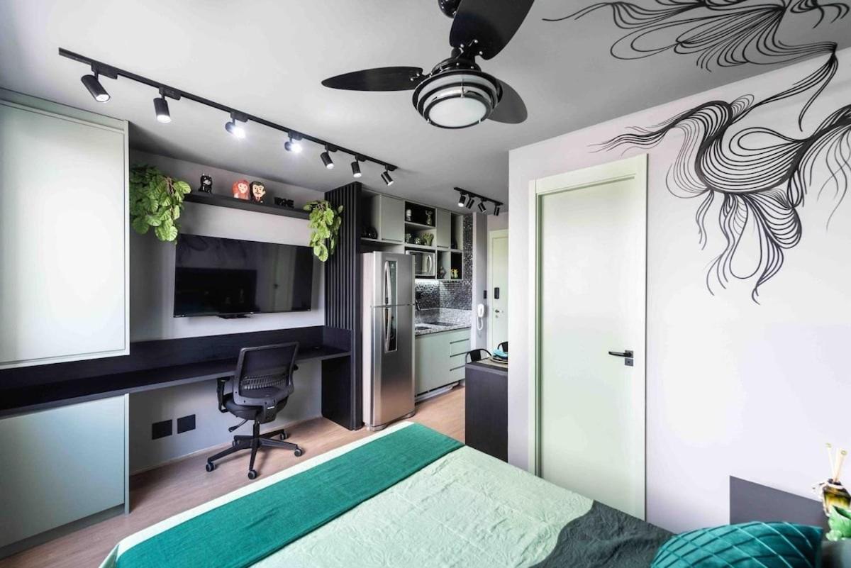 Mv63 - Studio Lindo Com Piscina Prox Ao Metro Bras เซาเปาโล ภายนอก รูปภาพ